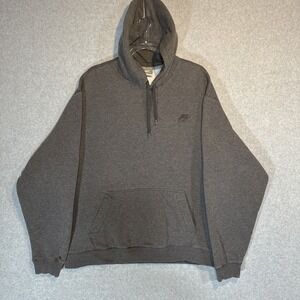 Nike Sportswear Sweatshirt Hoodie Mens XXL Pocket‎ Embroidered Swoosh Maroon